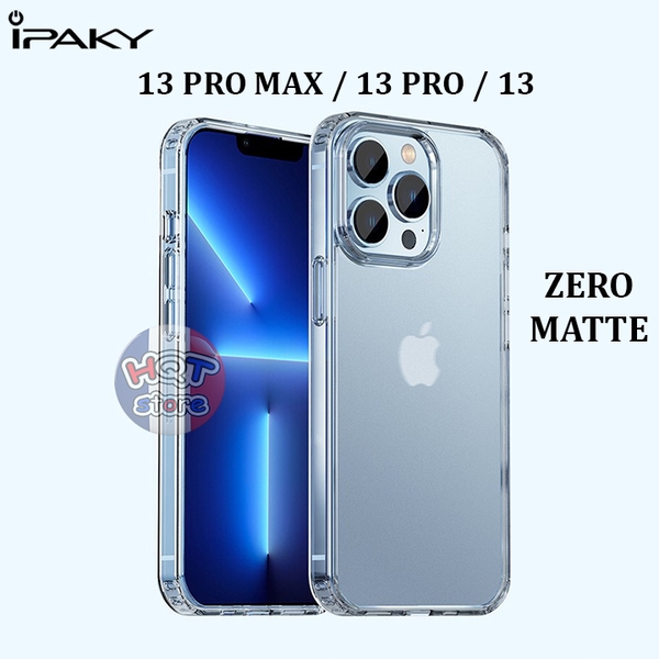 Ốp lưng trong nhám IPaky Zero Matte IPhone 13 Pro Max / 13 Pro / 13