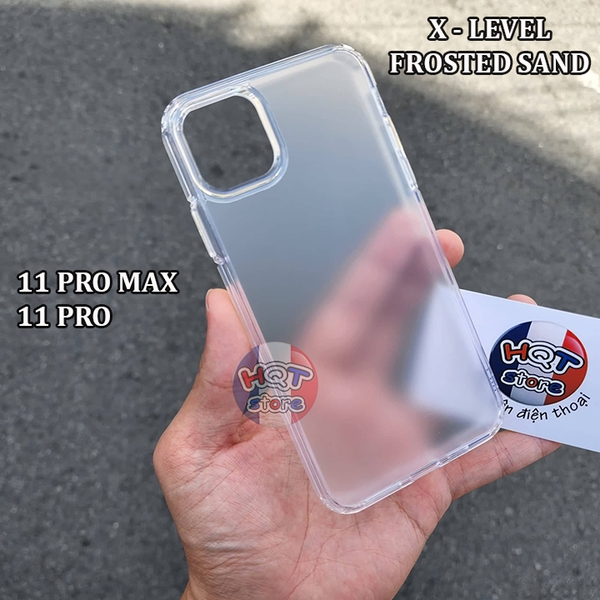 Ốp lưng trong nhám X-LEVEL Frosted Sand IPhone 11 Pro Max / 11Pro / 11