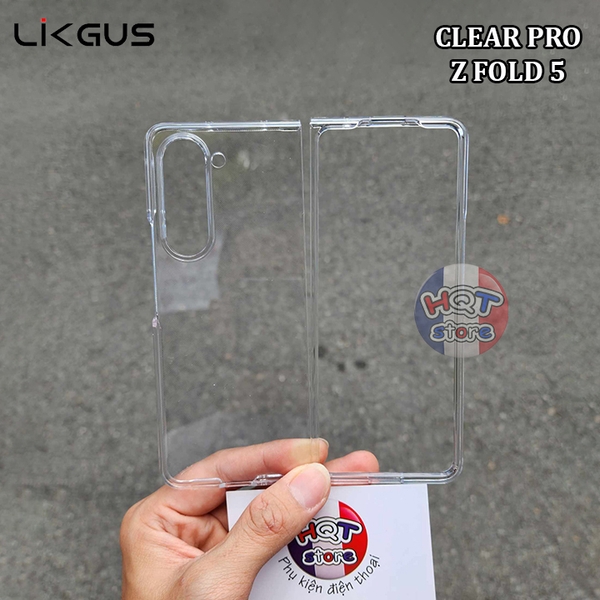 Ốp lưng trong suốt Likgus Clear Pro cho Galaxy Z Fold 5