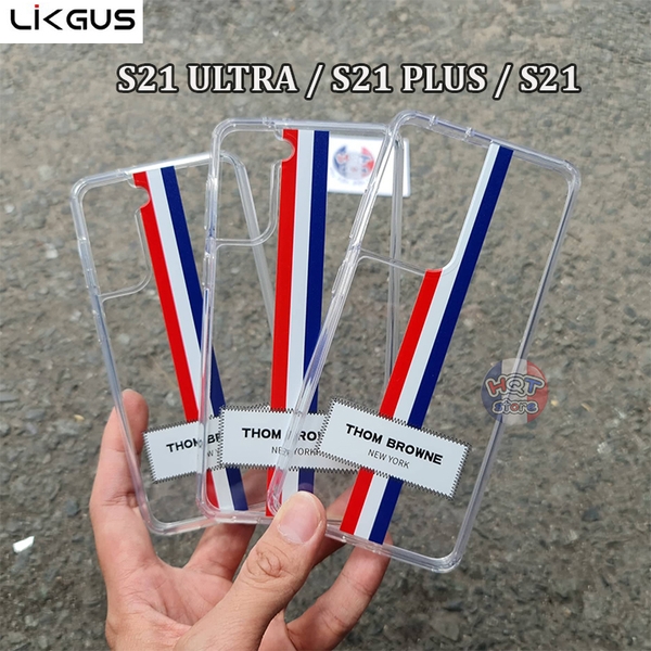 Ốp lưng trong suốt Likgus Zero Thom Browne S21 Ultra / S21 Plus / S21