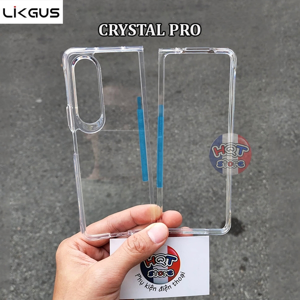 Ốp lưng trong suốt viền dẻo Likgus Crystal Pro Samsung Galaxy Z Fold 3