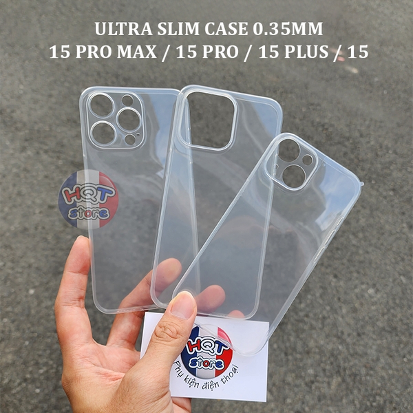 Ốp siêu mỏng trong Ultra Slim Case IPhone 15 Pro Max 15 Pro 15 Plus 15