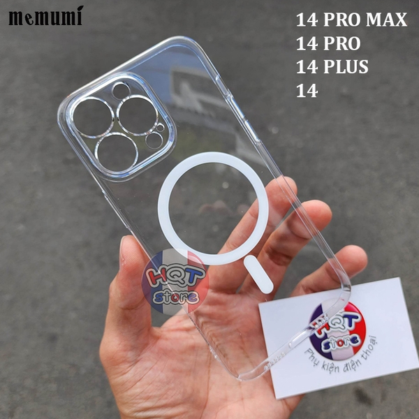Ốp trong Memumi Crystal Magsafe IPhone 14 Pro Max 14 Pro 14 Plus 14
