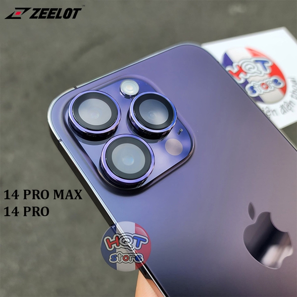 Ốp viền kính bảo vệ Camera ZEELOT PIshield IPhone 14 Pro Max / 14 Pro