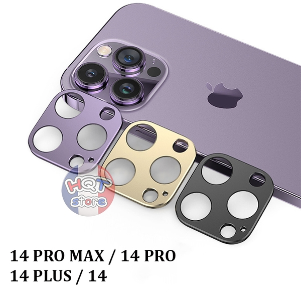 Ốp viền nhôm bảo vệ Camera IPhone 14 Pro Max / 14 Pro / 14 Plus / 14