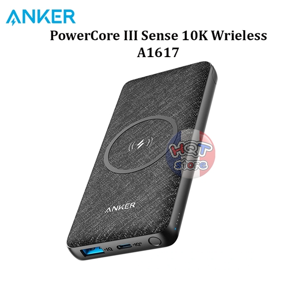 Pin dự phòng Anker PowerCore III Sense 10k Wireless 10000 mah PD A1617