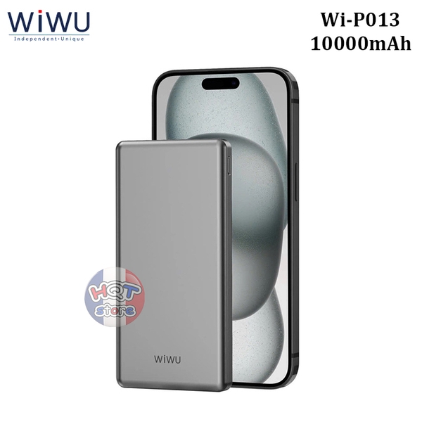 Pin sạc dự phòng WiWU Ultra Slim Wi-P013 22.5W 10000 mah siêu mỏng