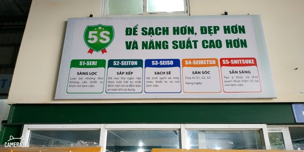 Công ty đang thực hiện tốt công tác 5S