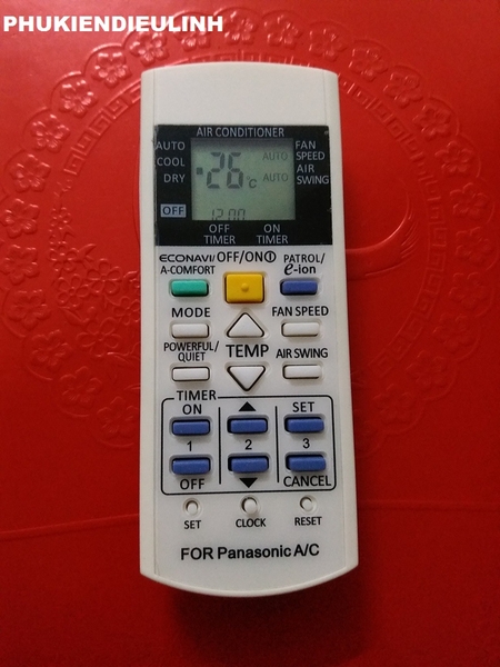 ĐIỀU KHIỂN ĐIỀU HÒA PANASONIC 1 CHIỀU ECONAVI (HÀNG TRUNG QUỐC)