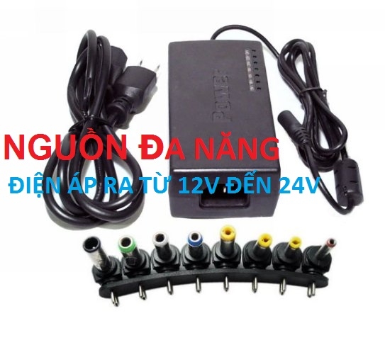 Nguồn đa năng 12V,15V,18V,19V,20V,24V -5A.