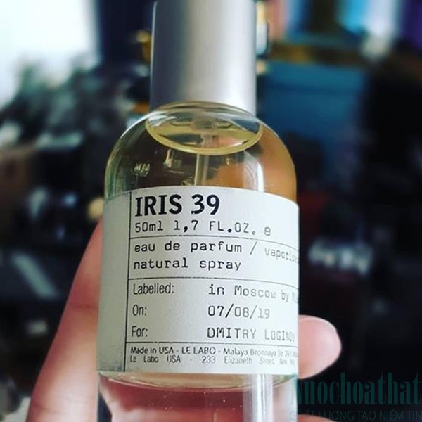 Nước hoa unisex Le Labo Iris 39 Eau de Parfum 50ml
