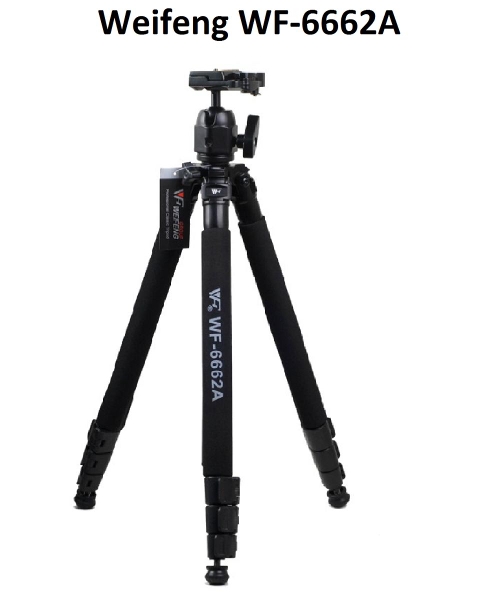 Chân máy ảnh Tripod Weifeng WF-6662A