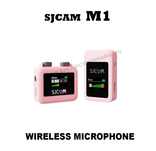 Thiết bị thu âm M1 SJCAM Wireless Microphone (TX + TX + RX)