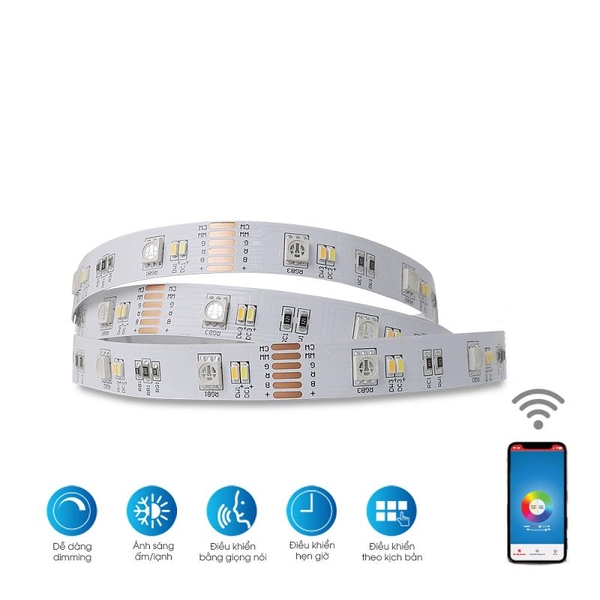 Đèn led dây 15W BD LD01RGBW.WF Rạng Đông