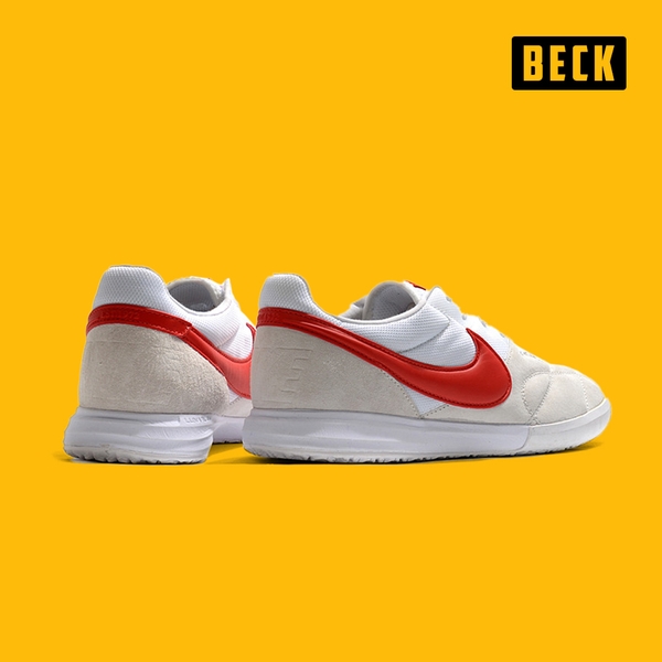 Giày Bóng Đá Nike Premier II Sala Trắng Vạch Đỏ IC
