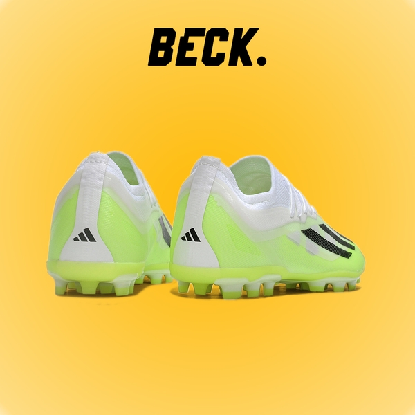 Giày Bóng Đá Adidas X Trắng Xanh Lá Vạch Đen AG