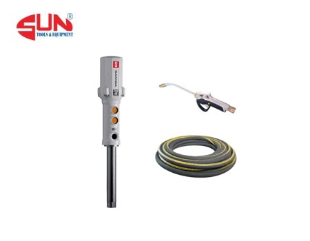 Bộ bơm nhớt bằng khí nén Samoa 348.120 kèm tay bơm và dây bơm 5 mét