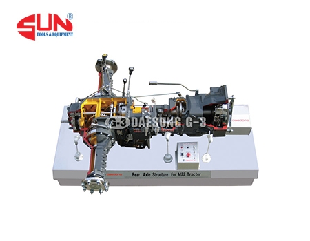 Mô hình cắt bổ cầu sau máy kéo G-340801