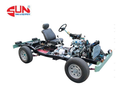 Mô hình tổng thành truyền lực xe ô tô dùng động cơ Diesel 4WD G-070402