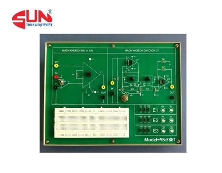 Mô Hình Mạch Khuếch Đại Tín Hiệu Y Sinh YS 3881
