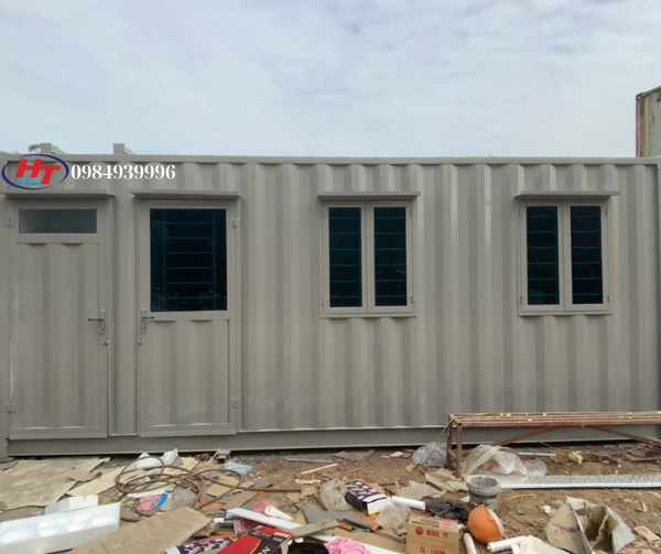 Container văn phòng 2 phòng: 1 ngủ -1 vệ sinh