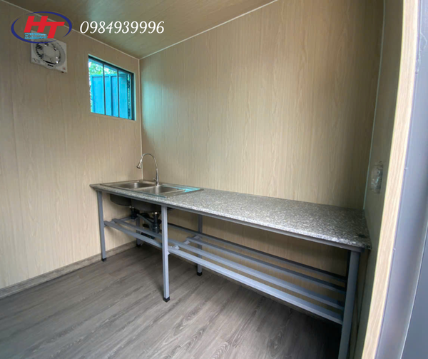 Nhà container đầy đủ bếp và phòng vệ sinh