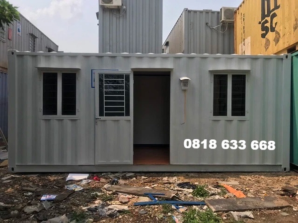 Container 20ft thiết kế cửa đi giữa