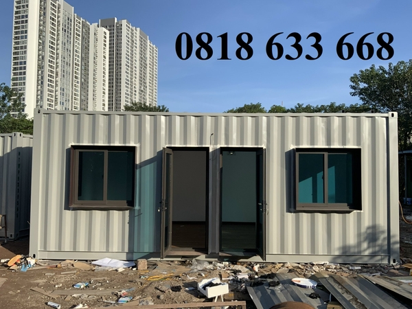 Nhà container – Giải quyết bài toán nhà ở thu nhập thấp.