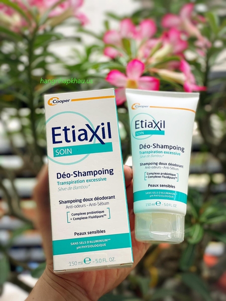 Dầu gội detox và khử mùi hôi da đầu Etiaxil Deo-Shampoo (150ml) - MADE IN FRANCE.