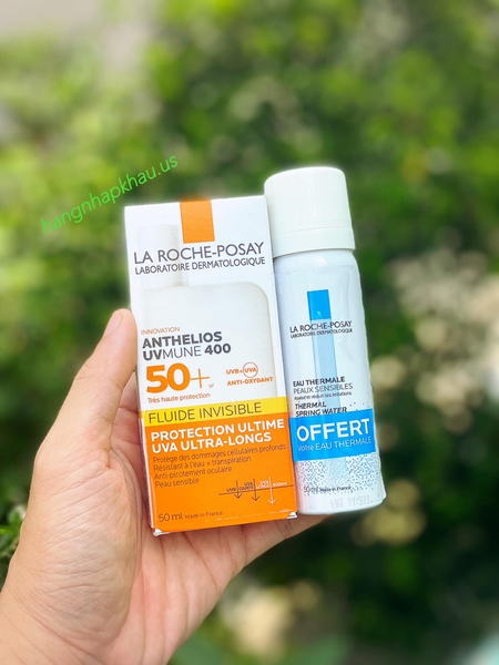 Set kem chống nắng & xịt khoáng La Roche-Posay - MADE IN FRANCE.