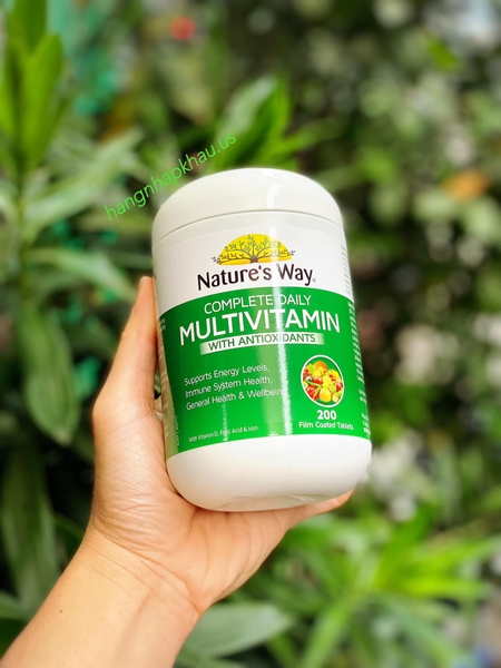 Vitamin tổng hợp Nature’s Way Complete Daily Multivitamin (200 viên) - MADE IN AUSTRALIA.