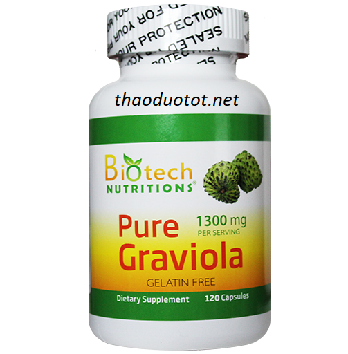 GRAVIOLA - MÃNG CẦU XIÊM 650mg 120v