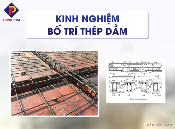 Kinh nghiệm bố trí thép dầm