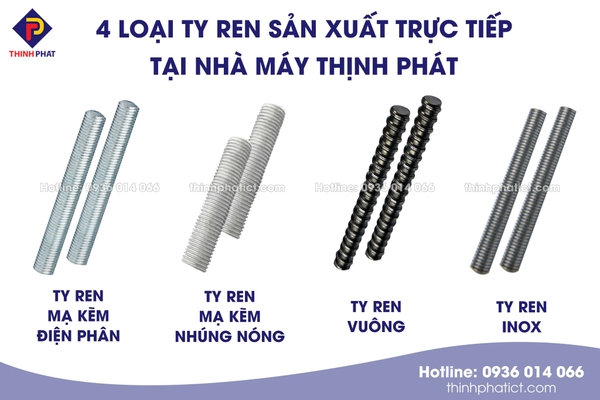 các loại ty ren Thịnh Phát