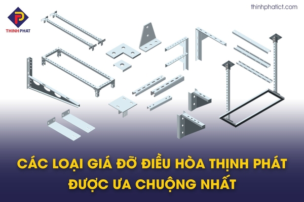  Các loại giá treo trần, giá gác tường, giá đặt sàn,...lắp đặt giàn nóng điều hòa