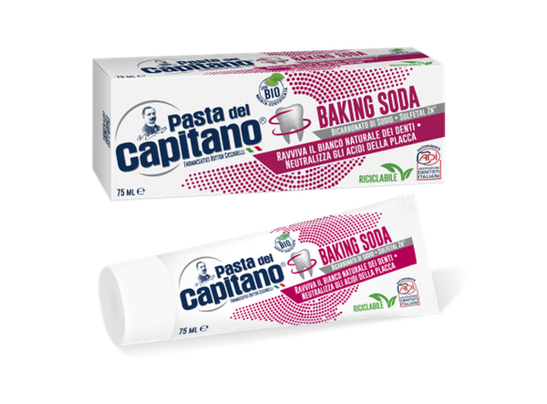 Kem đánh răng Pasta del Capitano baking soda 100ml