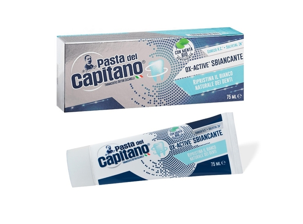Kem đánh răng Pasta del Capitano trắng sáng Ox-hoạt tính ( Ox - Active Whitening ) 75ml