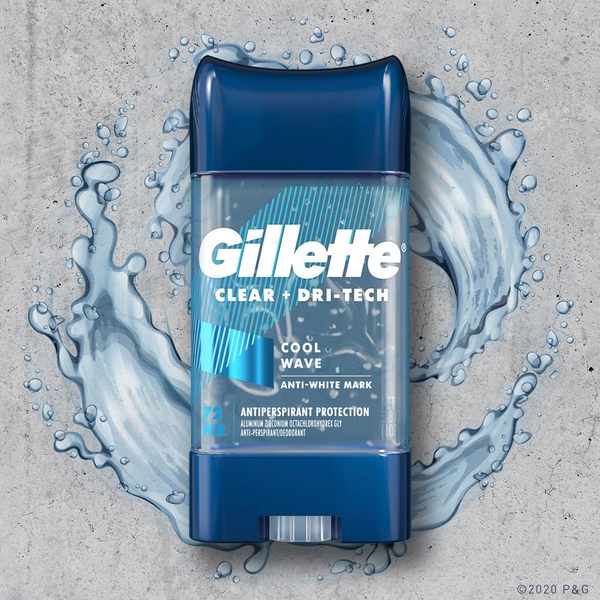 Lăn khử mùi nam Gillette Endurance Cool Wave Clear Gel 107g