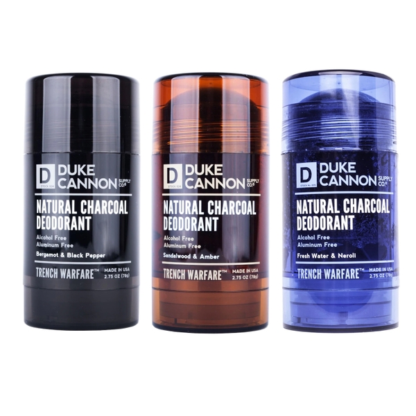 Lăn khử mùi Duke Cannon Trench Warfare Natural Charcoal Deodorant