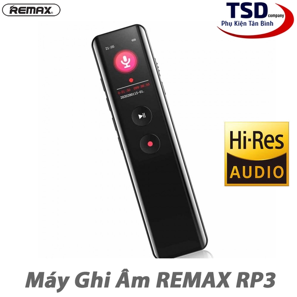 Máy Ghi Âm Remax RP3 Voice Recorder Chính Hãng