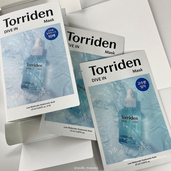 Mặt nạ giấy Torriden DIVE-IN Low molecule Hyaluronic acid Mask Pack