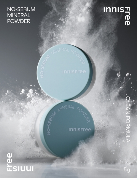 Phấn bột kiềm dầu không màu INNISFREE NO-SEBUM MINERAL POWDER