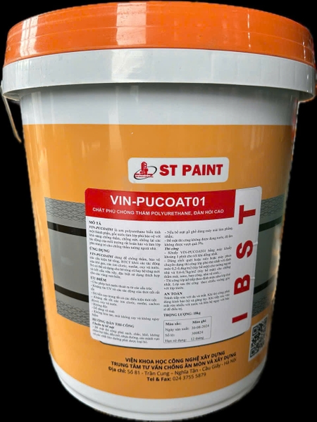Hợp chất chống thấm đàn hồi cao Polyurethane VIN-PUCOAT01