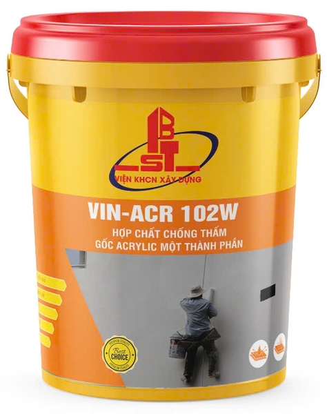 Hợp chất chống thấm Acrylic một thành phần VIN-ACR 102W