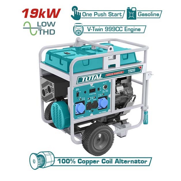 Máy phát điện dùng xăng 19KW TP1200006 TOTAL