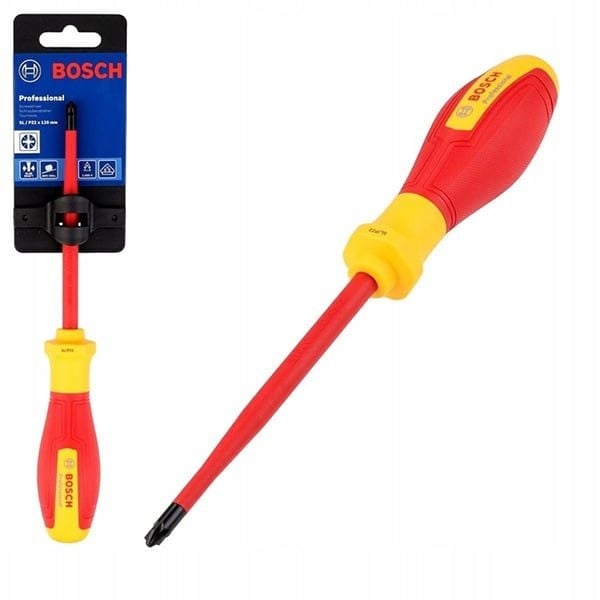 Tua vít cách điện VDEđầu SL/PZ2 Bosch 1600A02ND7