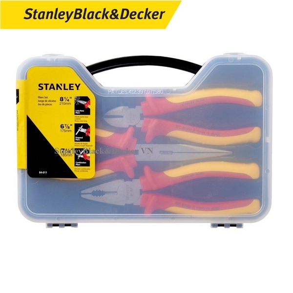 Kềm bộ 3 cái VDE Stanley 84-011