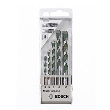 Mũi khoan đa năng bộ 5 mũi (4/6/8/10mm) Bosch 2608680798