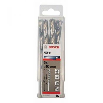 Mũi khoan sắt HSS-G 10.0mm (hộp 5 mũi) Bosch 2608595077