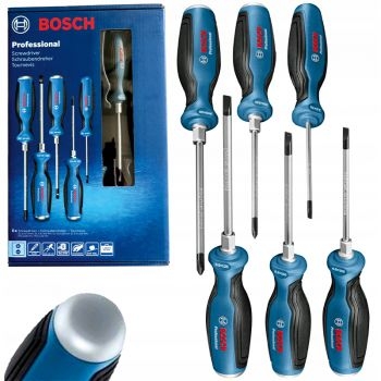 Bộ tua vít 6 món đầuSL/PH Bosch 1600A016BF